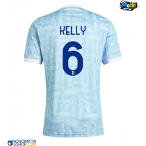 Moški Nogometni dresi Juventus Lloyd Kelly #6 Gostujoči 2025-26 Kratek Rokav